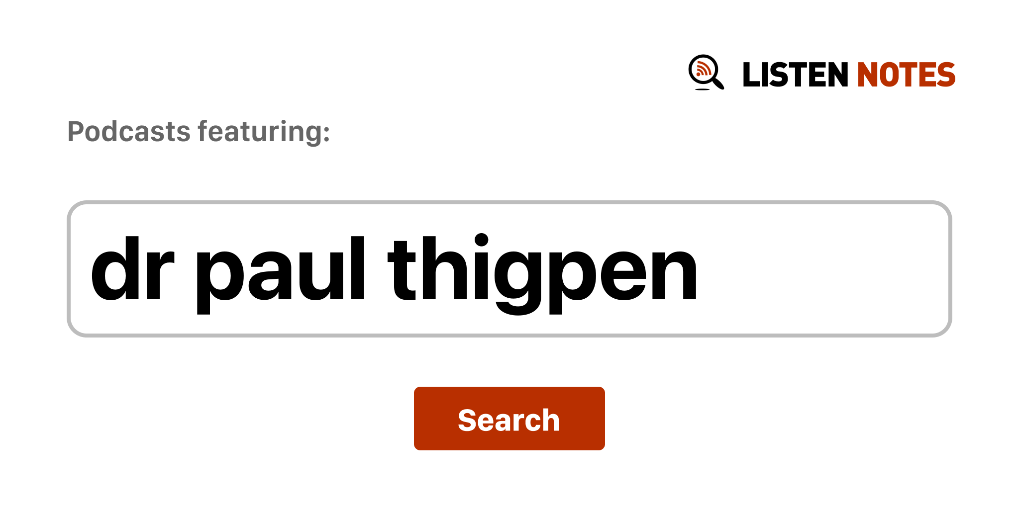 Dr Paul Thigpen 最佳 podcast 單集